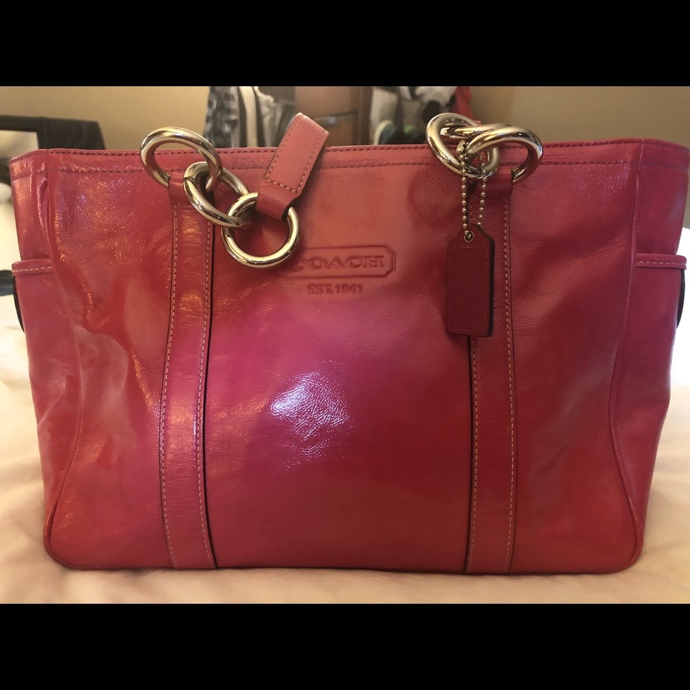 Authentic Pink Coach Bag